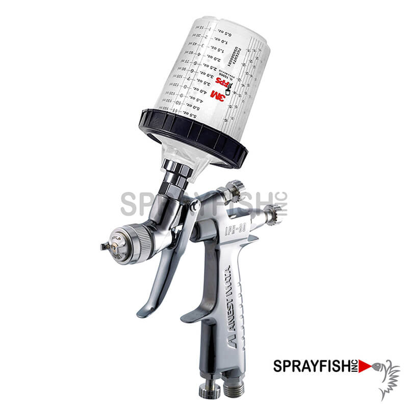 Anest Iwata LPH-80 Gravity Feed Spray Gun is a great gun for Cerakote, Touch-Ups, Airbrush, Shading and More