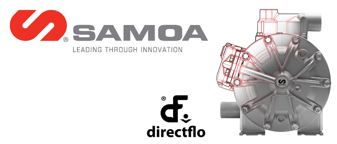 Sprayfish, Inc. - Samoa Directflo Double Diaphragm Pump Systems Banner