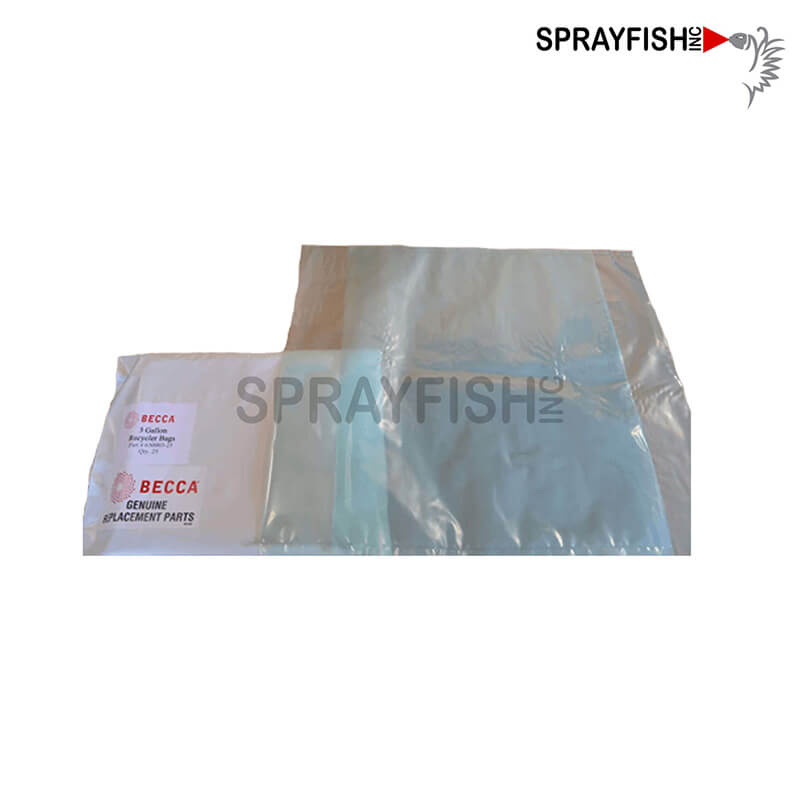 Sprayfish Inc Becca Solvent Recovery Bags, 50 or 100 Pack