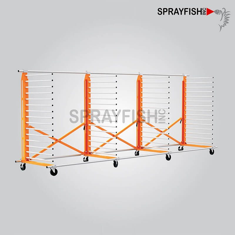 Sprayfish, Inc - The Paint Line Product ProDryingRack Plus Series 4 Large Parts Rack