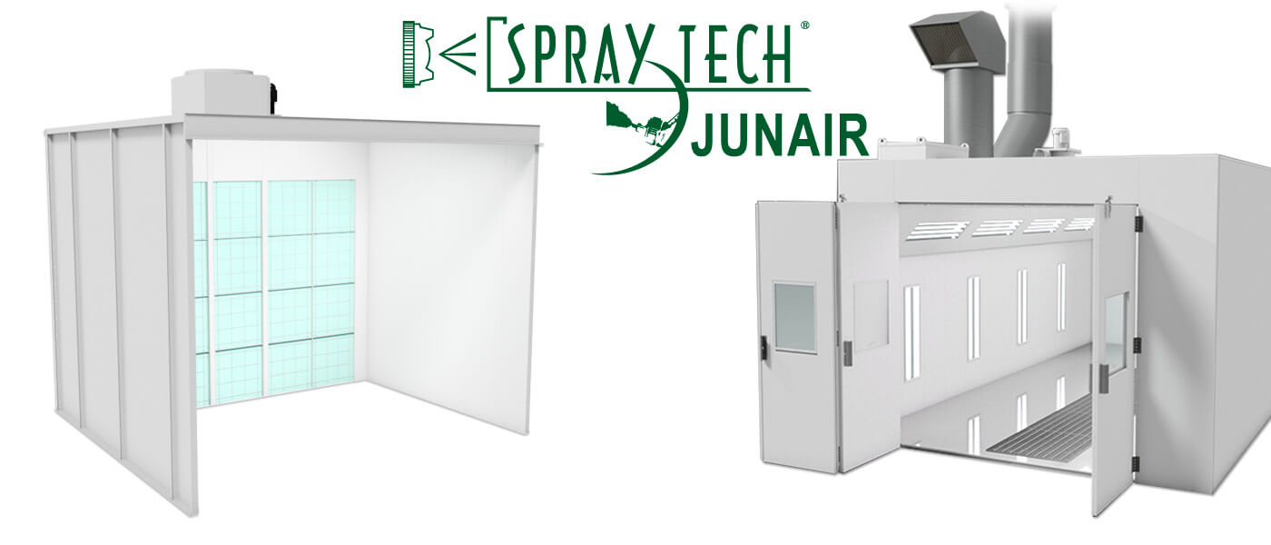 Sprayfish - Spray Tech Junair Automotive Paint Booth System Banner