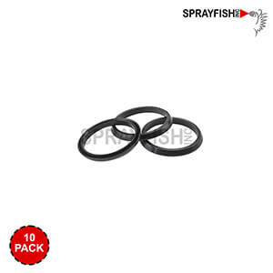 #6 SPRAYFISH NON-OEM - COMPARABLE TO SEAL, SEAT, BLACK, 10 PACK, 129-609-902 FOR KREMLIN® ATX
